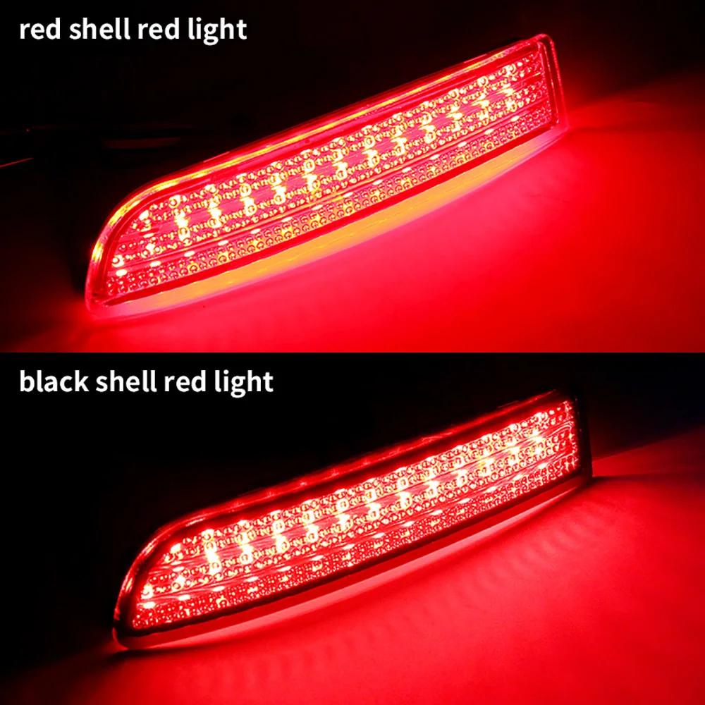 2Pcs LED Rear Bumper Reflector Light for Toyota Avensis Saloon Estate/Tourer Estima 2.4 Previa RAV4 Brake Warning Dynamic Lamp.