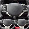 Carbon Fiber Car Accessories Driver Wheel Button Panel Interior Cover Modified Trim Sticker For Lexus IS250 IS350 300H 2013-