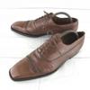 Heyraud Handmade Leather Balmoral Oxford Cap-Toe Men 44 28.5 Brown Goodyear