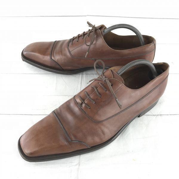 

Heyraud Handmade Leather Balmoral Oxford Cap-Toe Men 44 28.5 Brown Goodyear(USED)