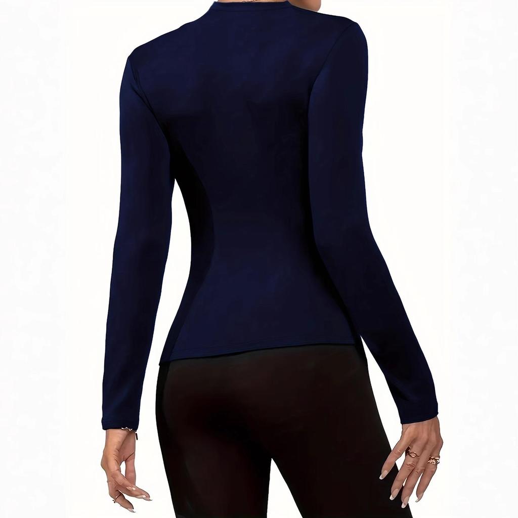 Women's Low Cut Long Sleeve Base Layer Hoodie - Spring/Autumn Collection