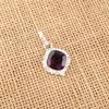 Natural Amethyst Gemstone 925 Solid Silver Jewelry Handmade Small Pendant 1.50" PP-2-2