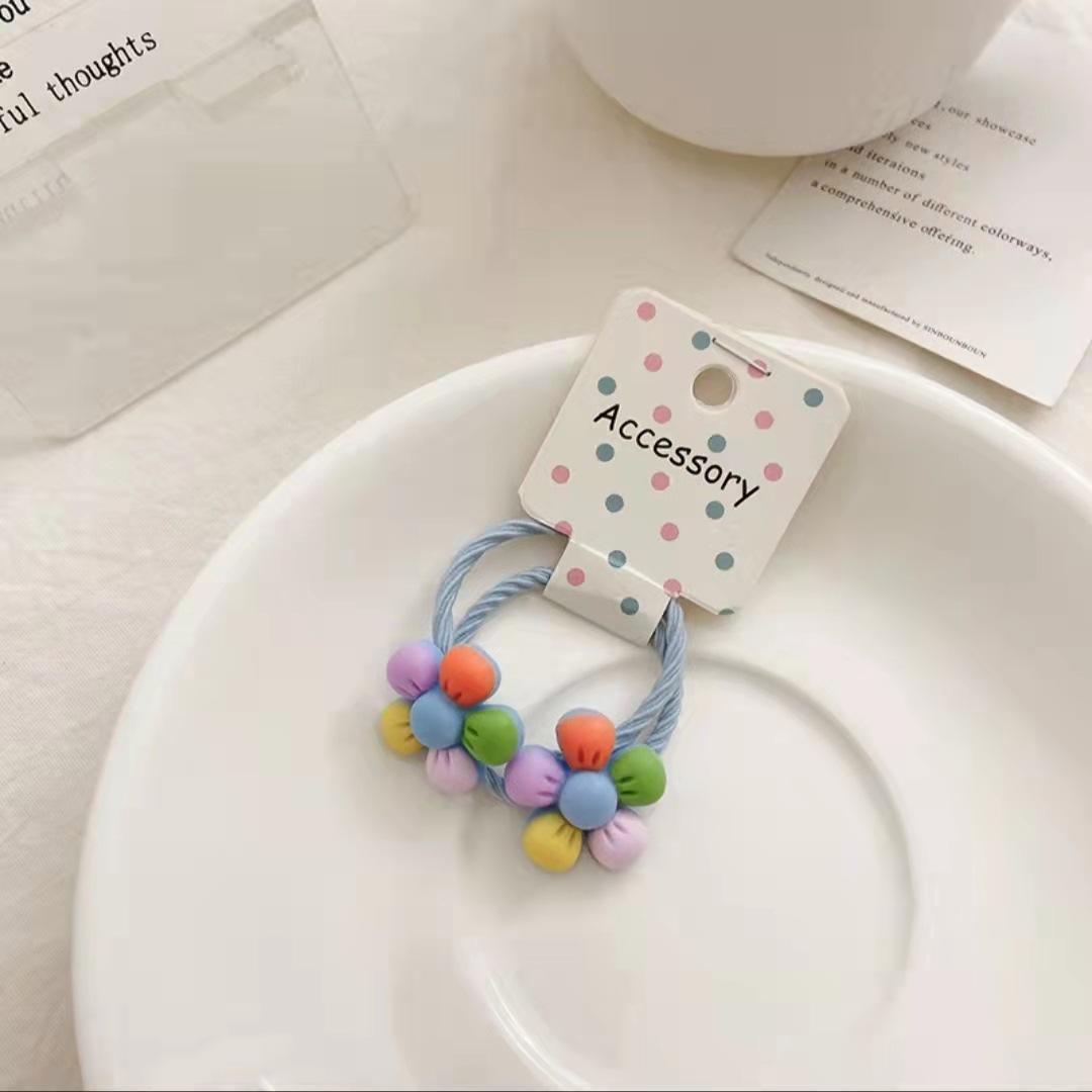 

2шт Корейські дитячі фрукти Еластичні гумки для волосся Kawaii Hair Rope Гумка для волосся для дівчат Головний убір Головний убір Діти Аксесуари для волосся для дівчаток