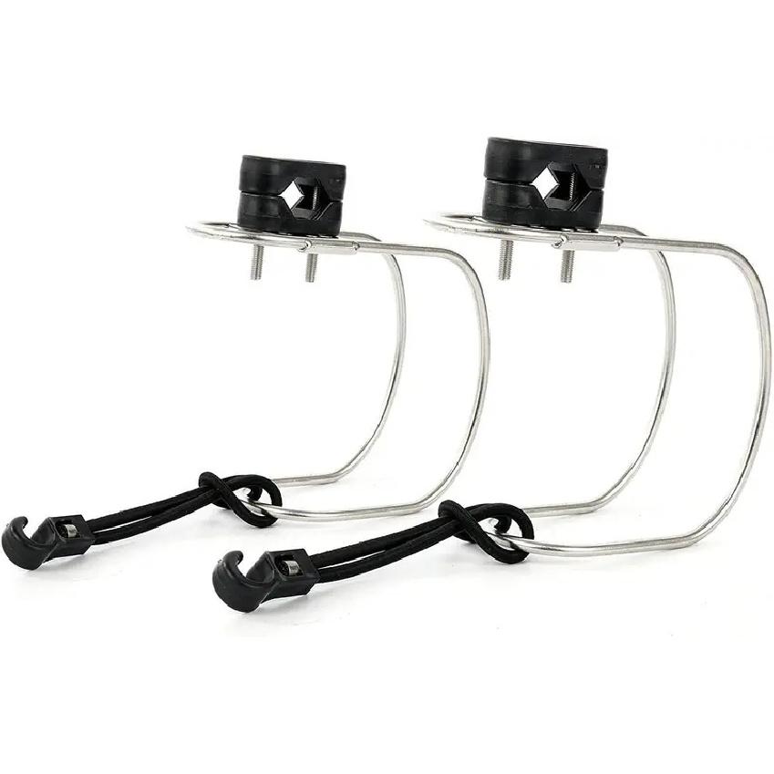 2PC Boat Accessories Marine Stainless Steel Life Ring Holder Lifebuoy Bracket For Rial 7/8~1