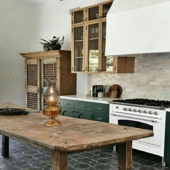 Vintage Oljerör Klar Glas Bordslampa med Mässingsfot Antik Oljelampa