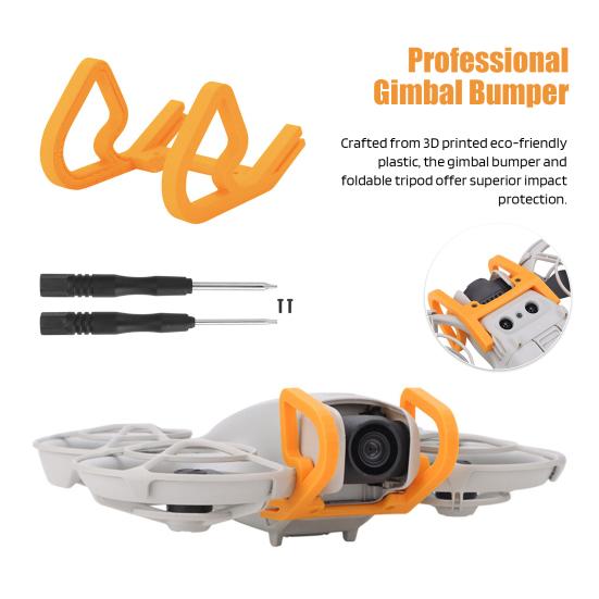 

Drone Gimbal Bumper Guard for DJI Neo Drone Lens Safety Guard Bar Foldable A чорний