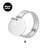 Ring Stainless Steel Jewelry Finger Ornaments Jewelries Gifts Charm for Women Punk Party Girls Female Ornament Shiny