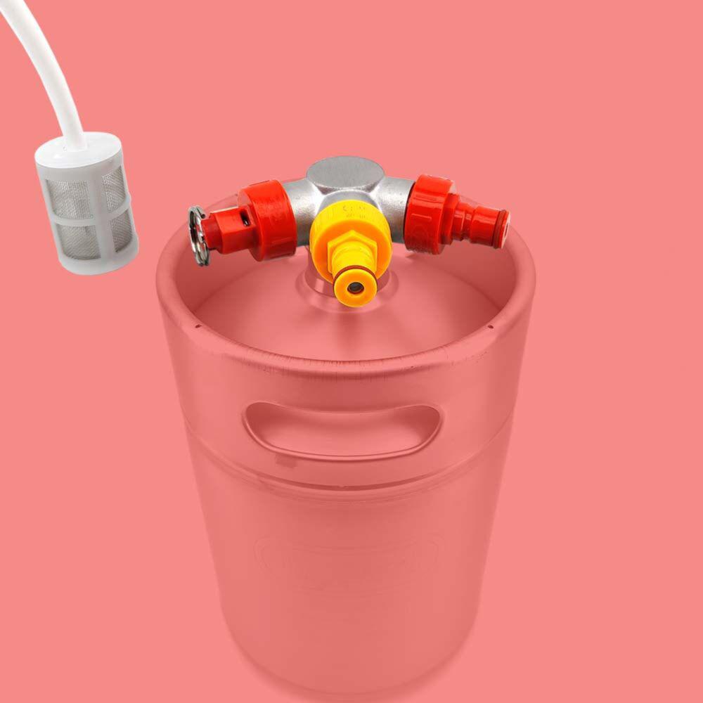 KegLand Mini Keg Low Profile Ball Lock Tapping Head Kit Homebrew