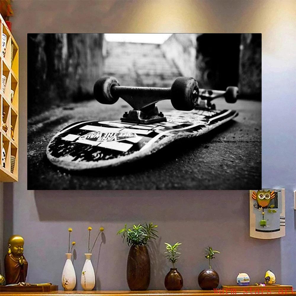 Skateboard Lover Extreme Sports Poster Art Prints Canvas Painting for Living Room Wall Art Pictures Boy Room Decoration Cuadros