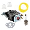 Carburetor Kit 10mm Compatible with For 1E34F 1E36F TU26 TL26 Brush Cutter 26cc 33cc for Efficient Performance