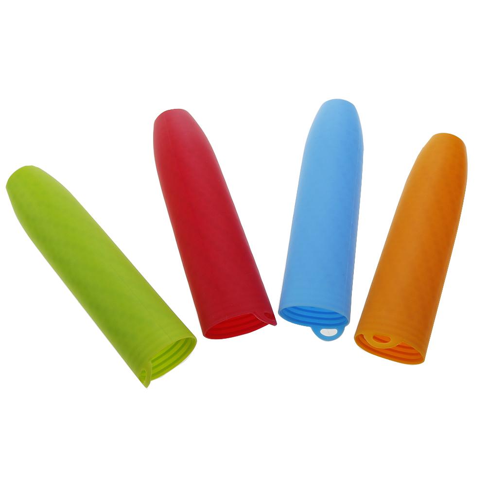 1PCS Silicone Pot Handle Cover Insulation Cover Kitchen Tools Silicone Insulation Pot Handle Cover Anti Slip Pot Handle Cover