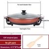 Multifunktionale elektrische Grillplatte für den Heim- und Gewerbegebrauch: Antihaftpfanne für Pfannkuchen, Brötchen & Hot Pot.