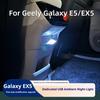 For Geely Galaxy E5/ EX5 Car Vehicle Ambient USB Port LED Night Car Reading Breathing Light