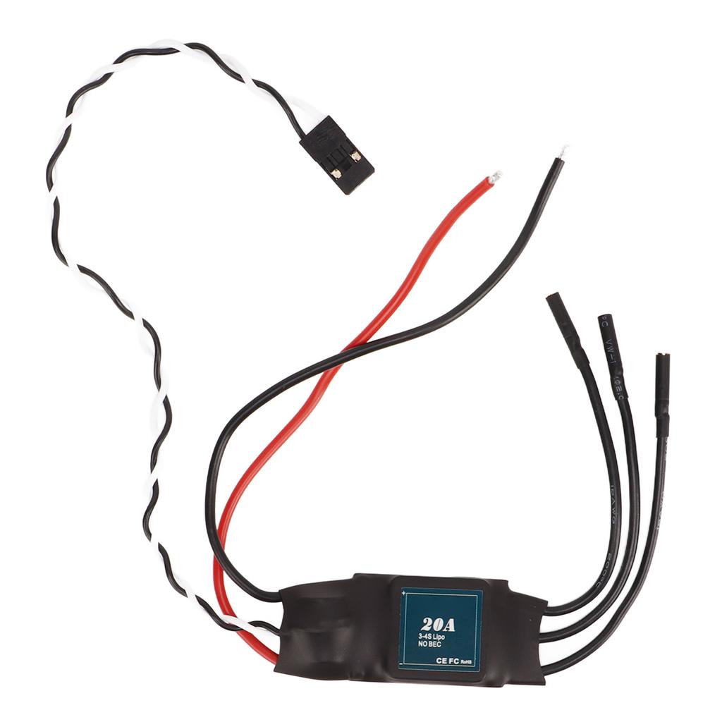 20A Brushless ESC 3‑4S Electric Speed Controller for RC Car Boat Underwater Propeller