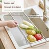 Retractable Stainless Steel Sink Dish Drying Rack and Storage Basin