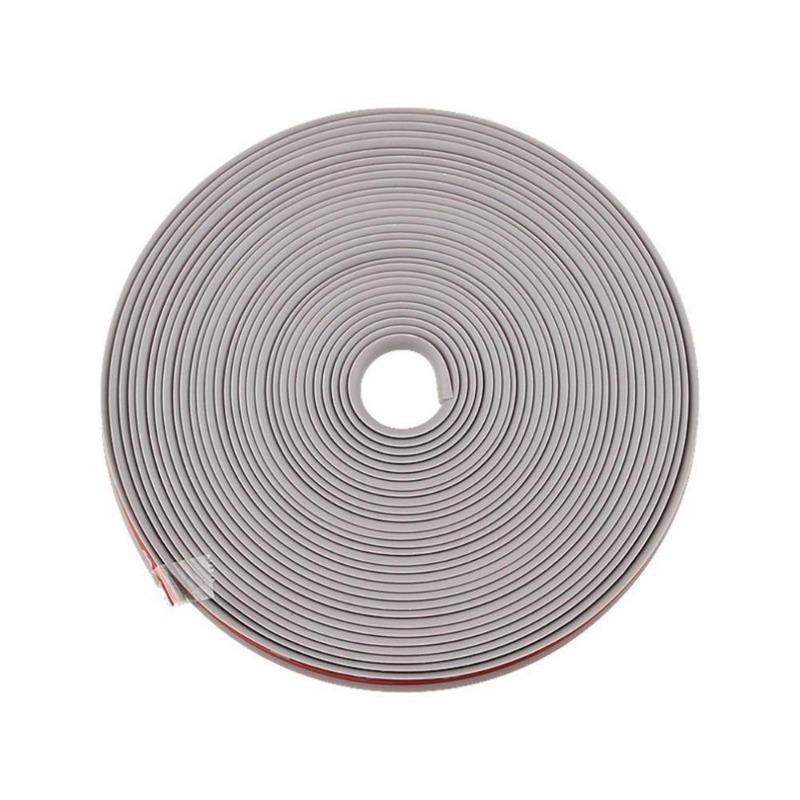 

8m Universal Fit Car Rim Protector Strips Wheel Trim Decoration Strips Car Styling сірий колір