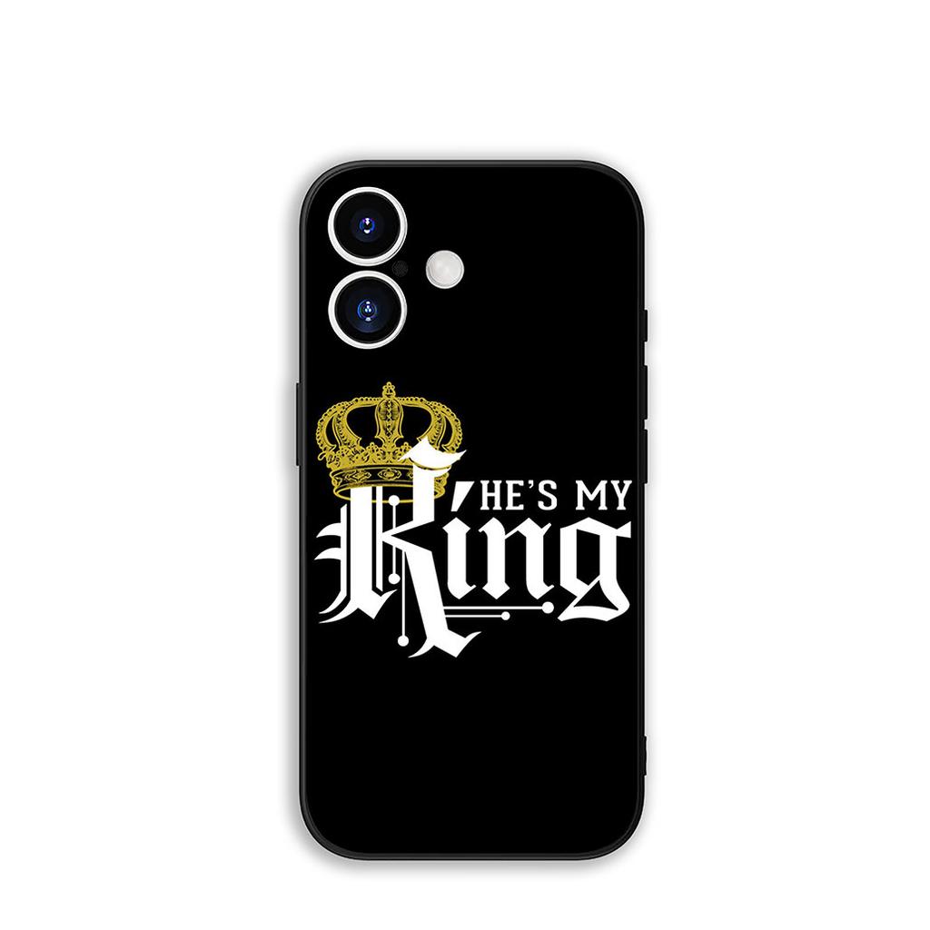 For Apple iPhone 17 16 15 11 Pro XS Max XR 6 7 8 Plus + SE 2020 5 16E Phone Cover Case Queen King Princess