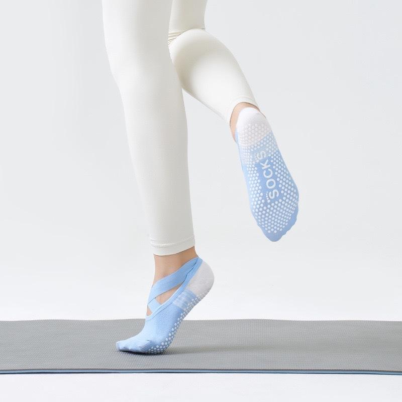 Yoga Socks, Women's Breathable Thin Professional Sports Socks, Pilates Anti-slip Floor Socks