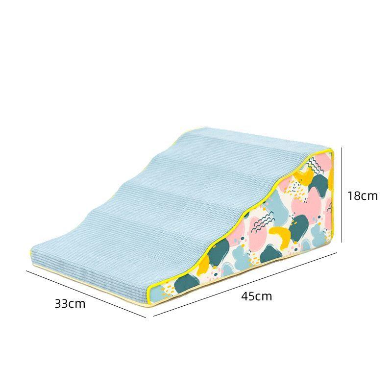 

Slope with Multiple Layers Ladder Dogs Pets Puppys Stairs Sofa Bed Ramp Dog Protecting Pets Joint Safety Stairs Elderly Dog Gift