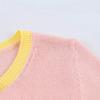 Spring Women's Fashion Knit Cardigan Sweater with Hollow-Out Patchwork - European & American Style