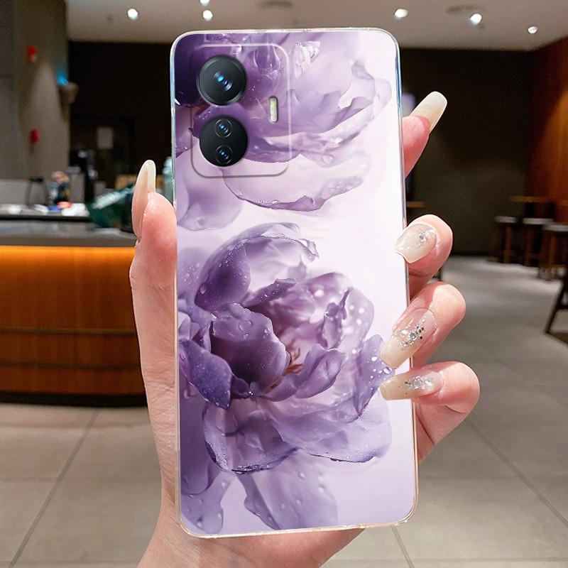 For vivo T1 4G Case Clear Luxury Dragon Cute Cool Boys Girls Phone Case For Vivo Y55 4G iQOO Z6 T1 44W Soft Silicone Back Cover
