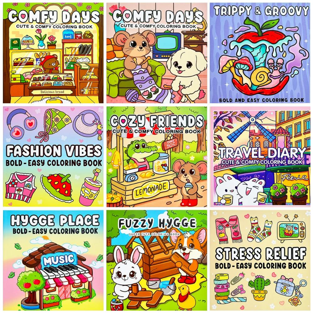 

Набор раскрасок на английском языке для дошкольников Содержит несколько тем, веселый и снимающий стресс, развивает креативность Начало школы COZY FRIENDS