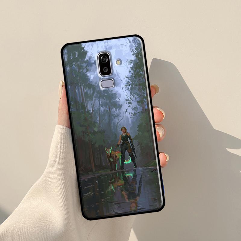 Valorant Game Cover für Samsung Galaxy J4 J6 Plus 2018 A6 A7 A8 A9 J8 J1 2016 A3 A5 J3 J7 J5 2017 Hülle