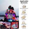 1pc Grand Theft Auto Soft Flannel Blanket with Designer Print A Cozy Blanket for All Seasons, Perfect for the Couch, Bed, Office