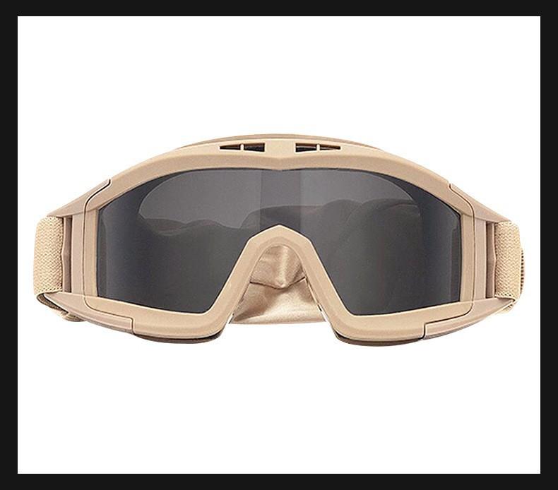 

Military fans outdoor mountaineering windproof goggles, impact-resistant sports unisex cycling goggles