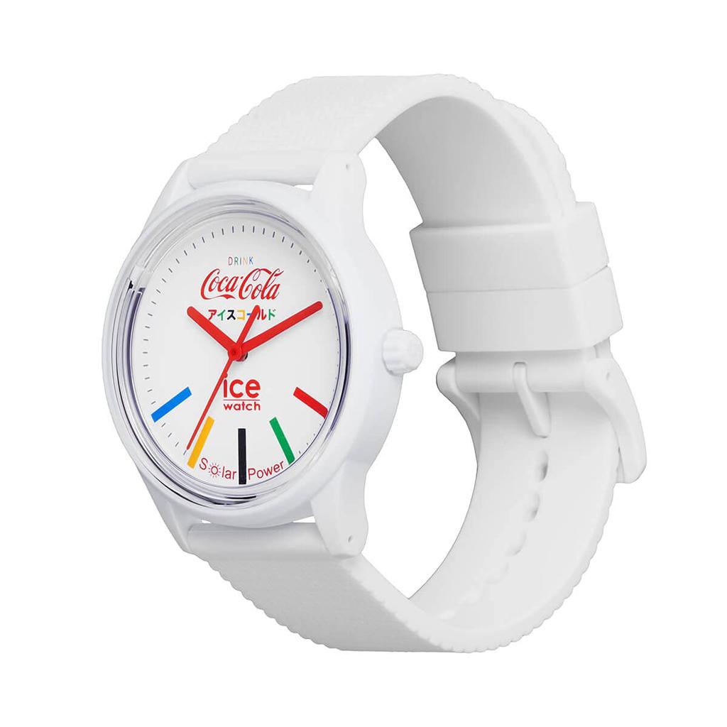 Team White Medium 019619 Watch Ice Solar Coca-Cola & Ice-Watch (Men's/Unisex) -