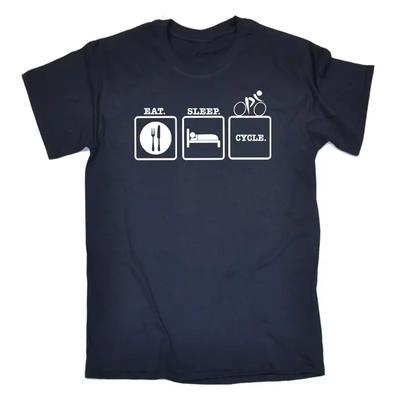 Eat Sleep Cycle T Shirt Bike Cycling Bicycle Fitness Funny Birthday Fashion Gift