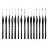 10-Piece Children's Paint Brush Set: Blue Handle Nylon Brushes for Acrylic, Watercolor, and Oil Painting