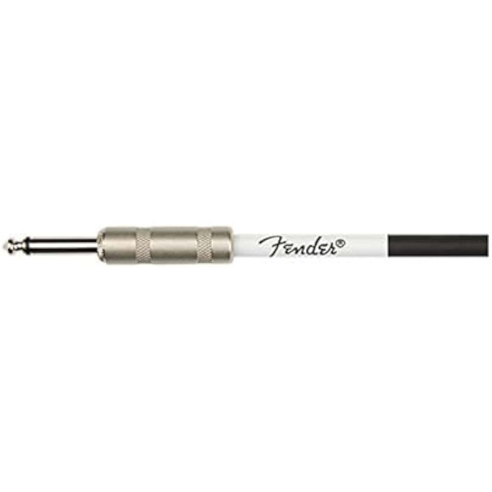 Fender Original Series Instrument Cables (Straight-Straight Angle) for Electric Guitar, Bass Guit...