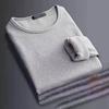 Thermal Underwear Top for Men Thick Thermal Shirt Long Sleeve Bottoming Shirt Solid Soft Plush Pullover Warm Bottoming T-shirt
