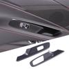 Matte Black ABS Window Lift Switch Panel Cover Trim For Corvette C8 -2025