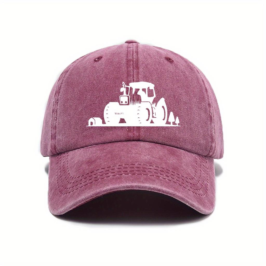 Retro Washed Baseball Cap Adjustable Sun Protection Fashionable Outdoor Activity Dad Hat