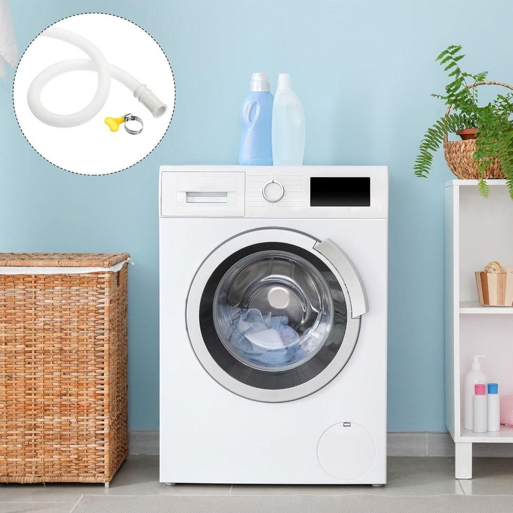 Plastic Washing Machine Tube White Extension Pipe New Air Conditioner Drain Hose