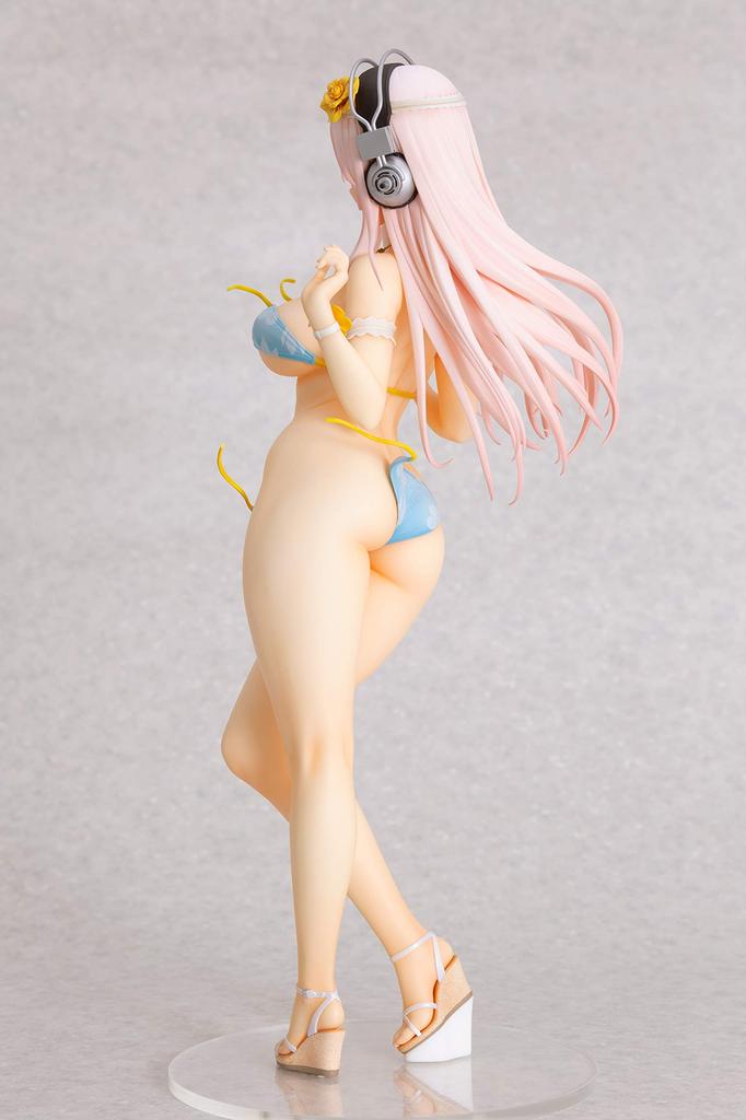 Orchid Seed Super Sonico Summer Vacation Scale PVC Complete Figure Resale PVC285 Ver. 1/4.5 Pre-painted