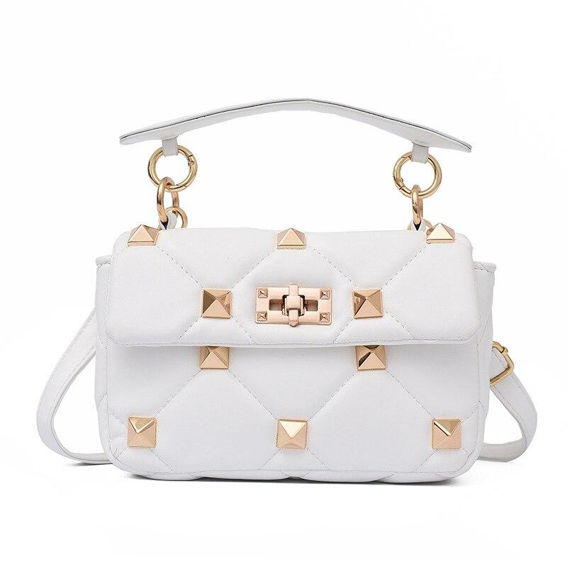 Buy Rivet Design Pu Leather Small Crossbody Bags For Women 2021 New ...