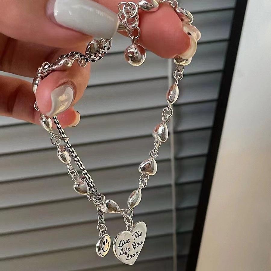 Women's 2024 Bell Heart Smile Bracelet - Chic, Trendy, and Luxurious Jewelry Piece