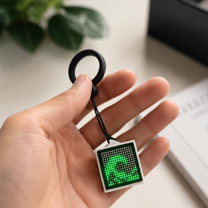 Shaking Water Flow Led Cyber Fluid Lamp Portable Luminous Decor Ornament Stress Relieve Stylish Bag Hanging Pendant Present Gift