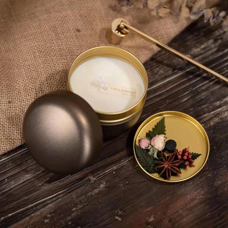 2022 New Style Scented Candle Can Shape Preserved Flower Scented Soy Candle for Home 9cm * 9cm *9cm ярко-розовый