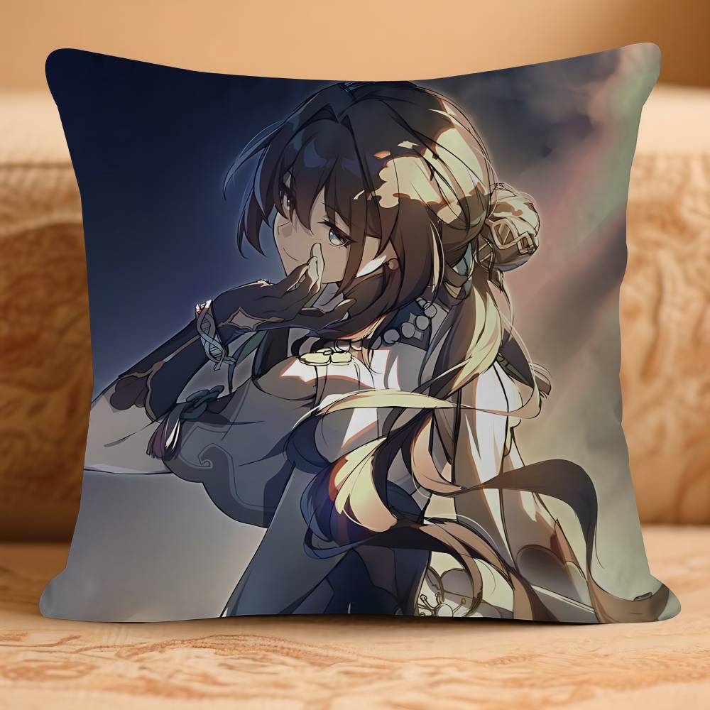 ANIME R-Ruan Mei Personalisiertes Bild Text Heimdekorative Kissen Haushaltsgeschenke 45x45cm