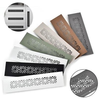 Rektangulär Luftventil Dekor Lamell Ventilationsgaller Skydd Kreativt Ventilationsskydd Möbelbeslag