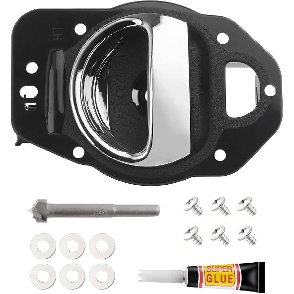

Chrome Interior Door Handle Front/Rear Left Driver Side Replacement Fit for Chevrolet HHR 2006 2007 2008-2011 SS Wagon 4-Door/SS Panel Wagon 2-Door