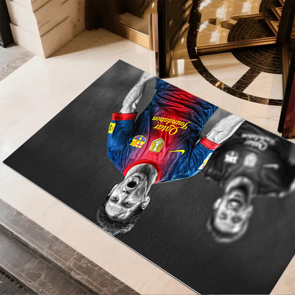 Tapis Design Légende Inter Milan pour Entrée Décorer pièce Cuisine Couloir Tapis Antidérapant Bureau Décoration Maison Idée Cadeau Parfaite pour Anniversaire/Noël
