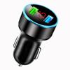120W Dual Flash Car Charger with Digital Voltage Display for Super Fast Mobile Charging