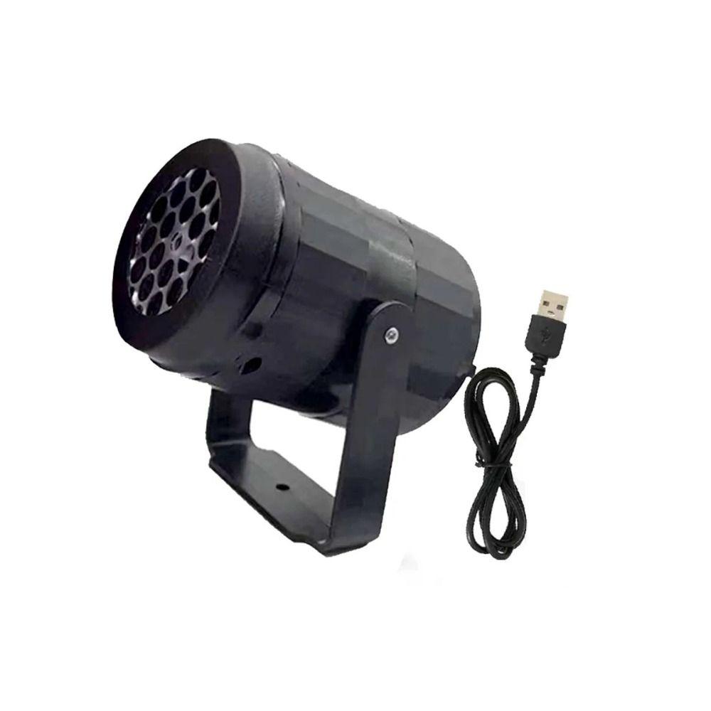 

Обертовий Динамічний Білий Сніговий Проекторний Світильник USB Казкові Вогники Новий Сніжинка Проектор Світла Дім