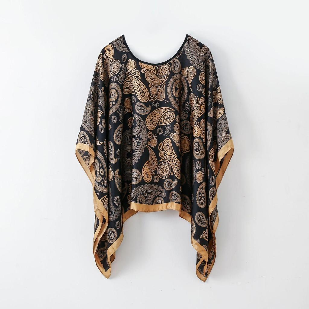 Spring/Summer Silk Scarf: Sun Protection Shawl & Cover-up for Women
