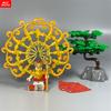 MOC Bausteine Buddhistische Serie Film Tempelszene Reise nach Westen Kultur Actionfigur Zubehör Bausteine Kinderspielzeug